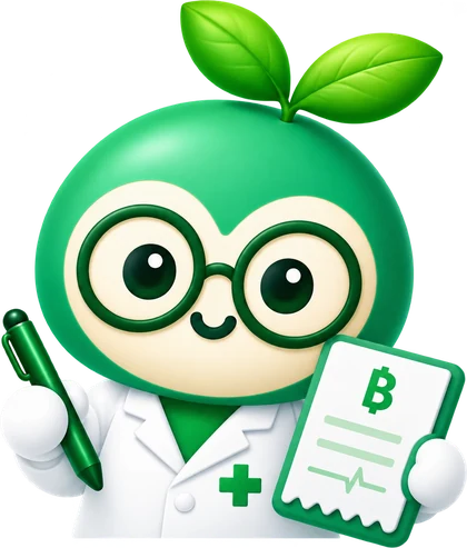 The MorJot mascot holding a pen and journal, ready to help with your money notes